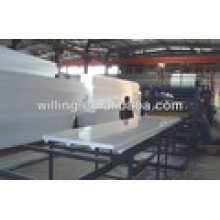 Colored steel eps sandwich panel machine line